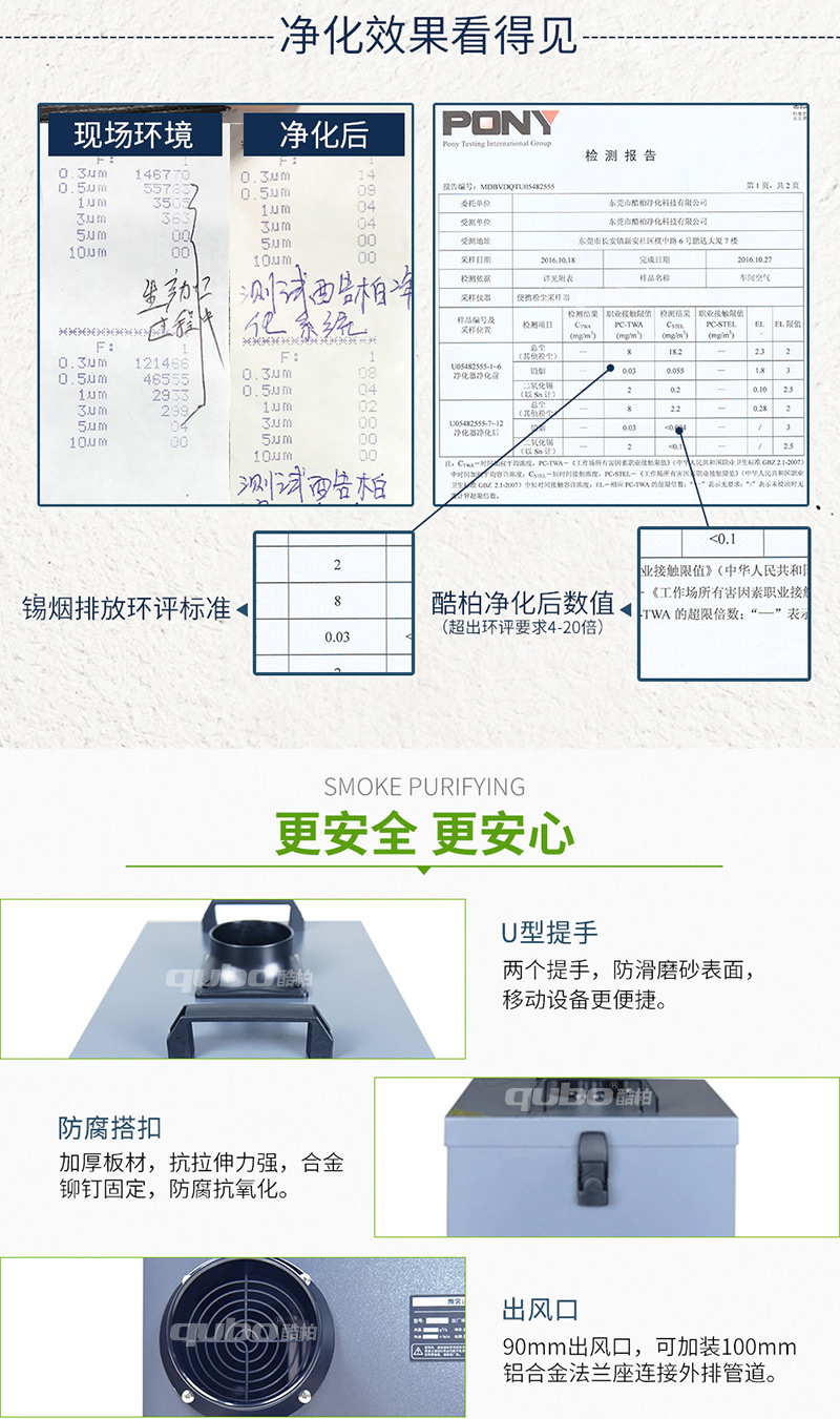 焊煙吸塵器DX2000凈化效果